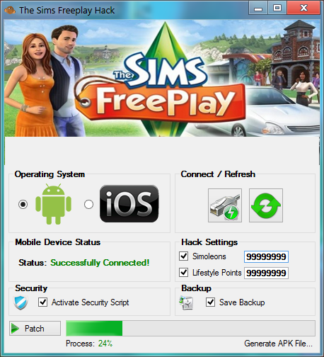 Hacks for the sims freeplay